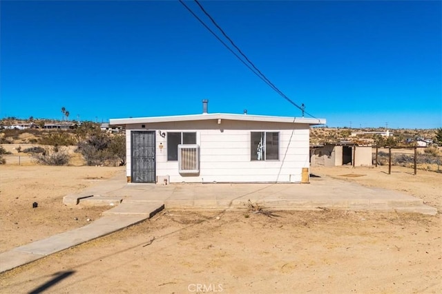 view of back of property