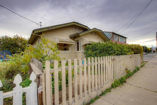 view of front of home