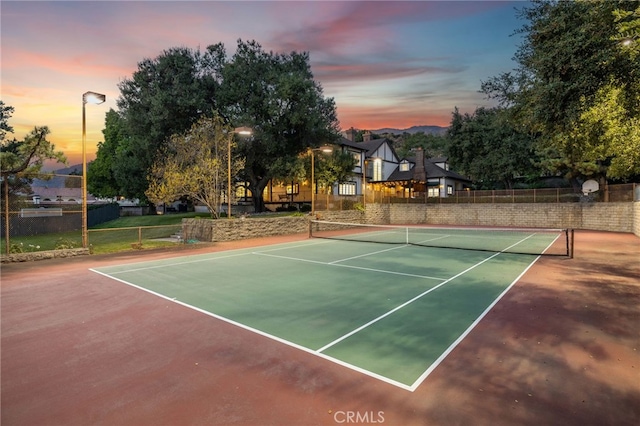 view of sport court