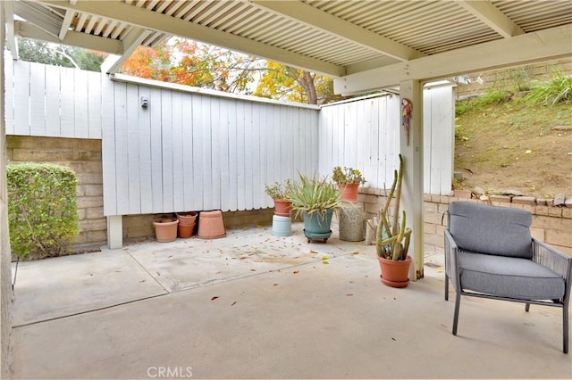 view of patio / terrace