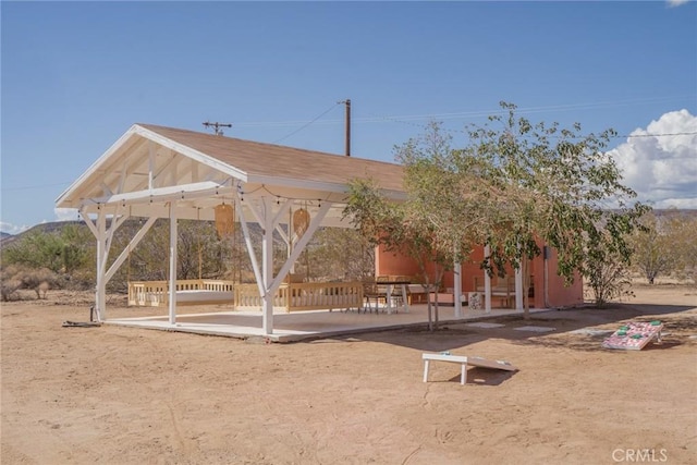 view of home's community with a gazebo