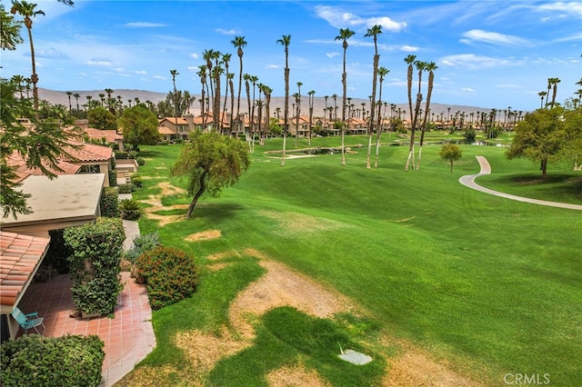 view of home's community featuring a yard