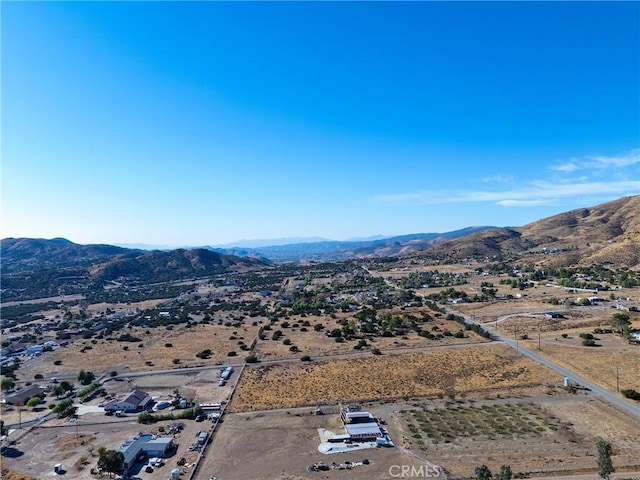 aerial view featuring a mountain view