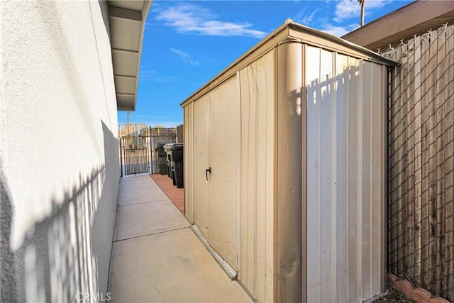 view of outbuilding