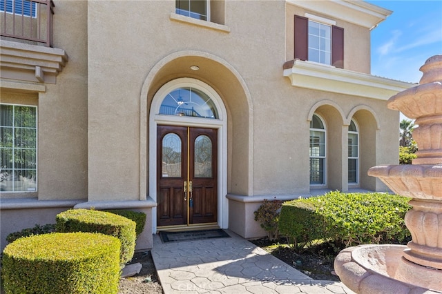 view of property entrance