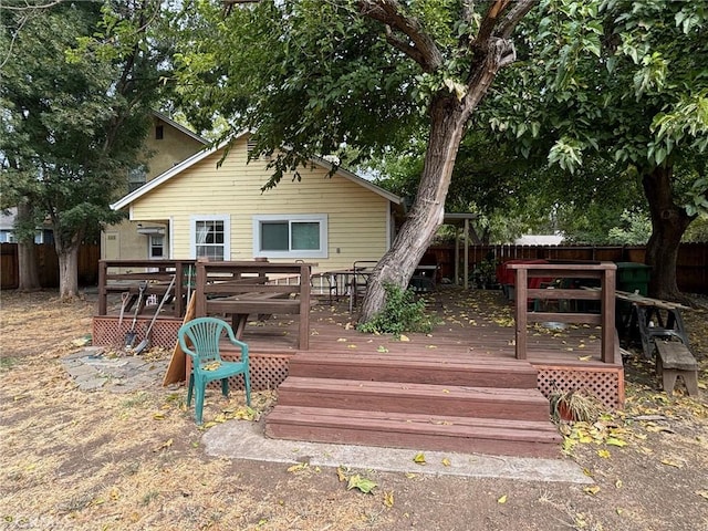 view of deck