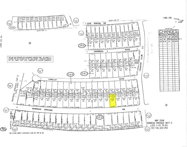 Borrego Springs Rd, Borrego Springs CA, 92004 land for sale