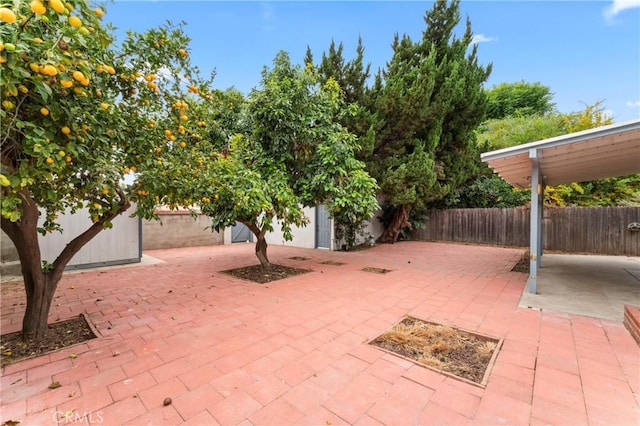 view of patio