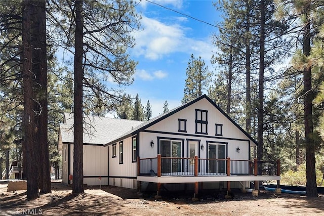 view of rear view of house