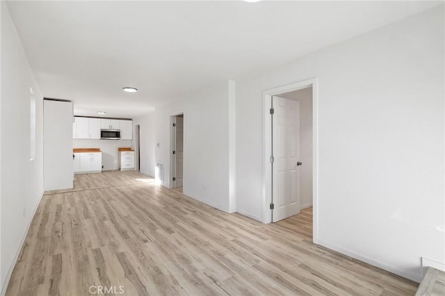 interior space featuring light hardwood / wood-style floors