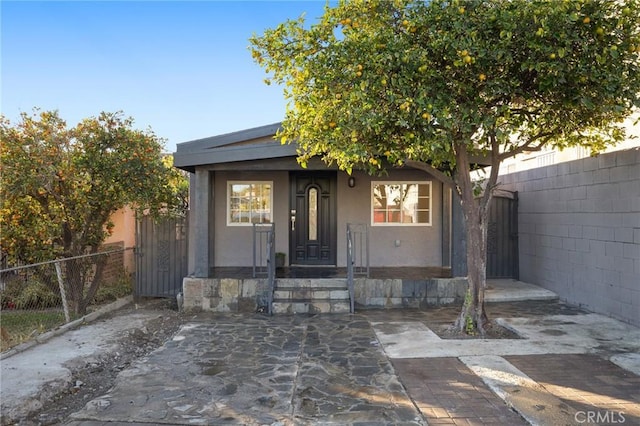 view of front of home