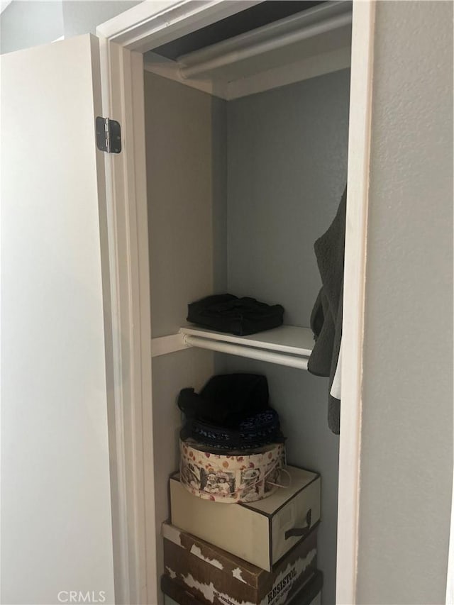 view of closet