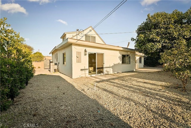 view of back of property