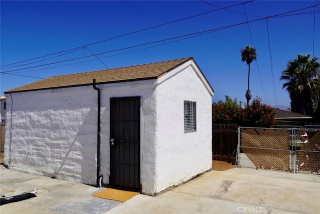 view of outbuilding