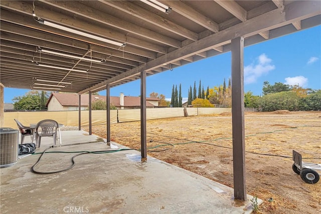 view of patio with cooling unit