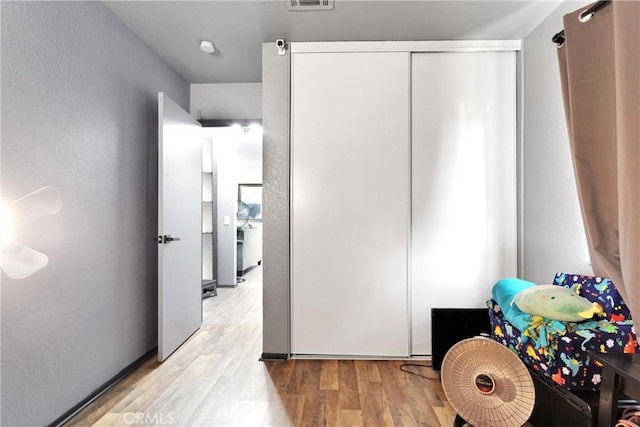 interior space featuring light hardwood / wood-style flooring