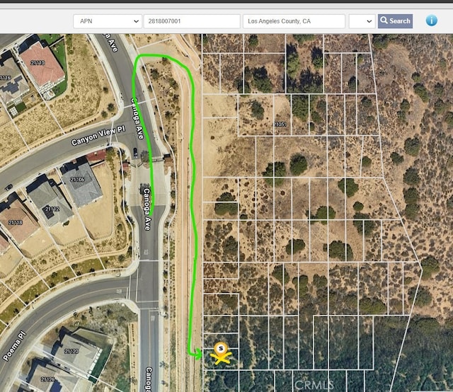 71 Coya Trl, Chatsworth CA, 91311 land for sale