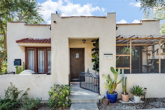 view of property entrance