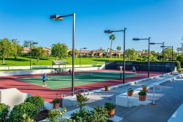 view of sport court