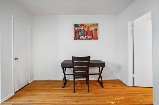 dining area featuring light hardwood / wood-style floors