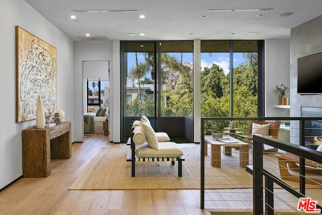 interior space with plenty of natural light