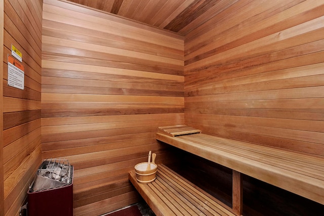 view of sauna / steam room