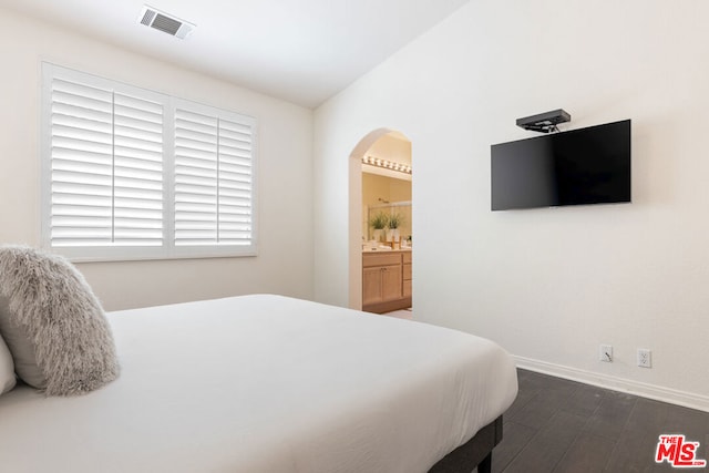 bedroom with ensuite bath