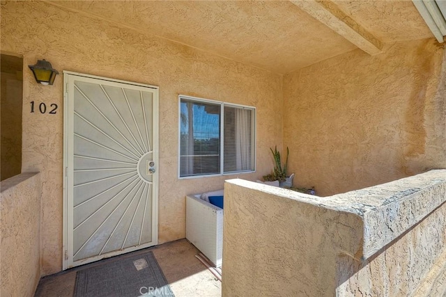 view of entrance to property