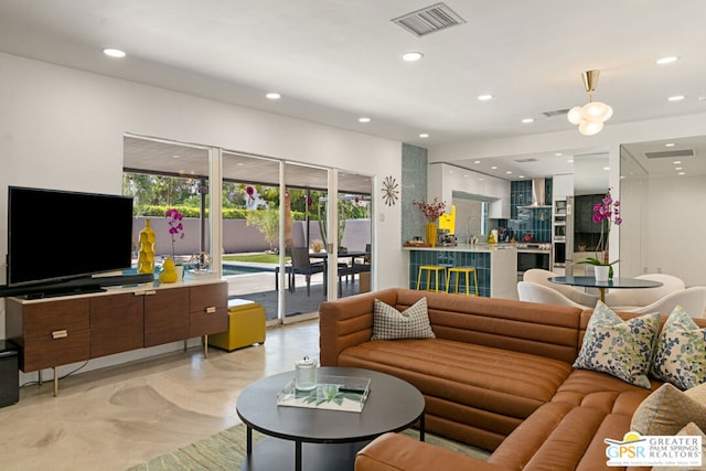 view of living room