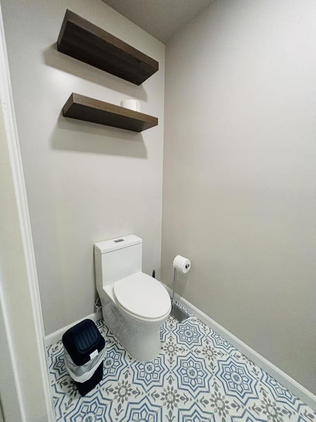 bathroom with toilet