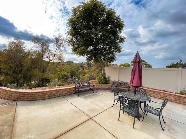 view of patio