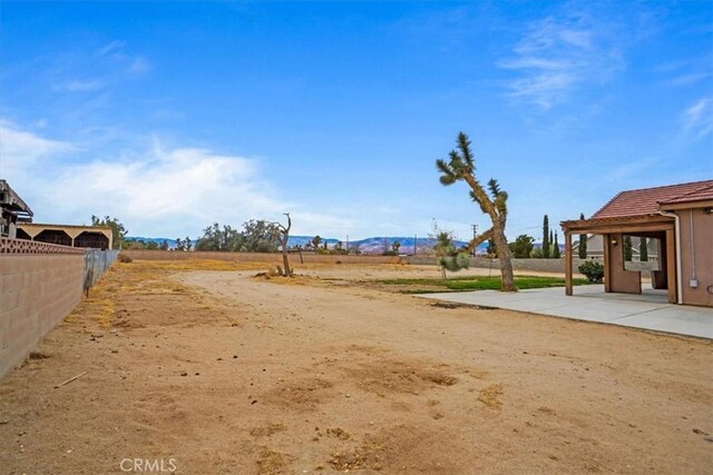 view of yard featuring a patio