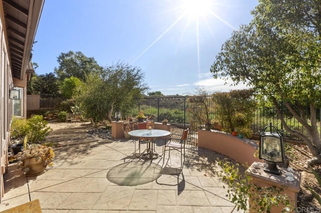 view of patio