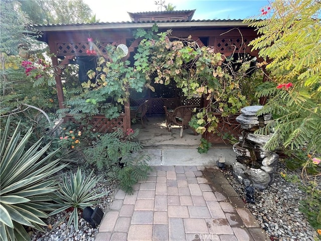 view of patio