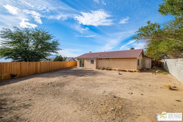 view of rear view of house