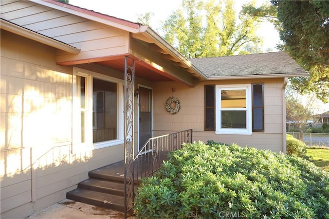 view of property entrance