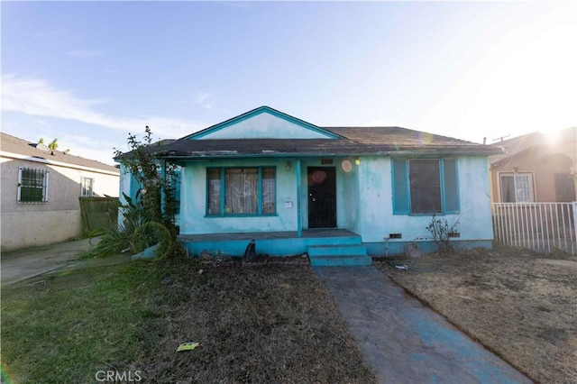 view of front of property