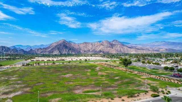 property view of mountains featuring a rural view