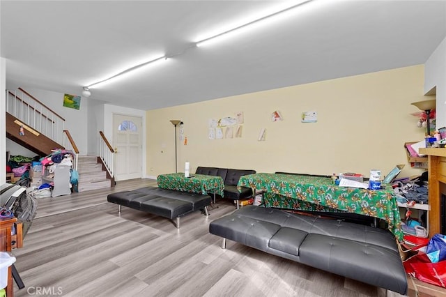 interior space featuring light hardwood / wood-style flooring