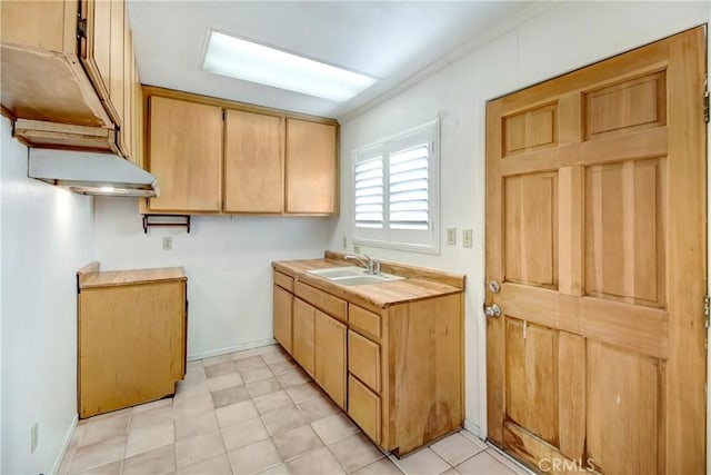 kitchen featuring sink