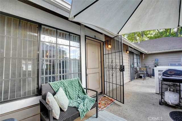 11350 Foothill Blvd Unit 30, Sylmar, CA 91342 - wooden deck with a grill