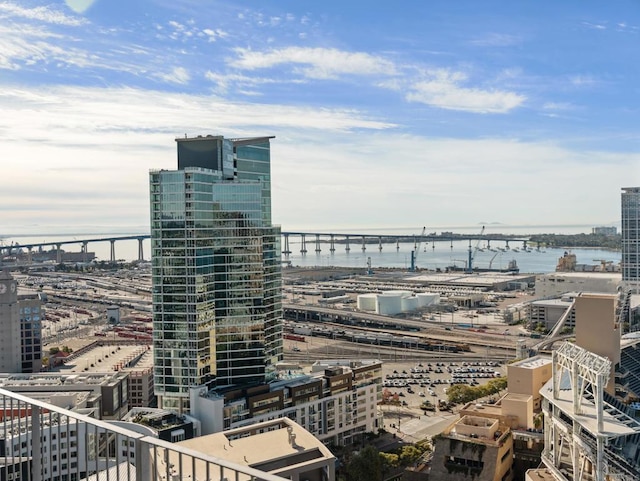 city view featuring a water view