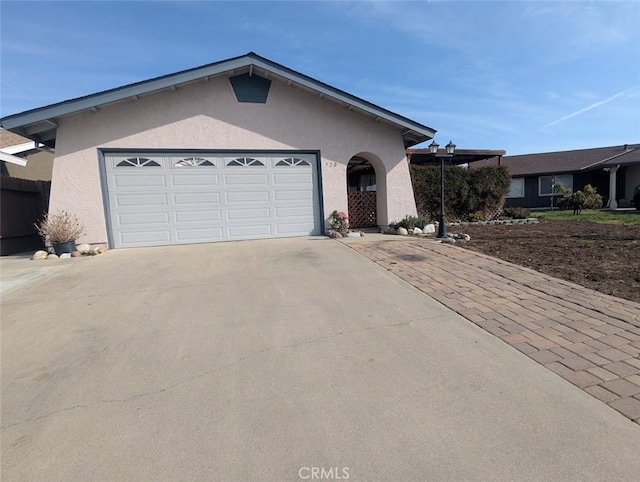 ranch-style house with a garage