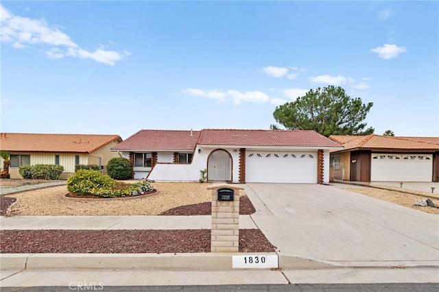 ranch-style house with a garage