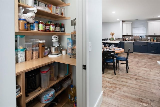 pantry featuring sink