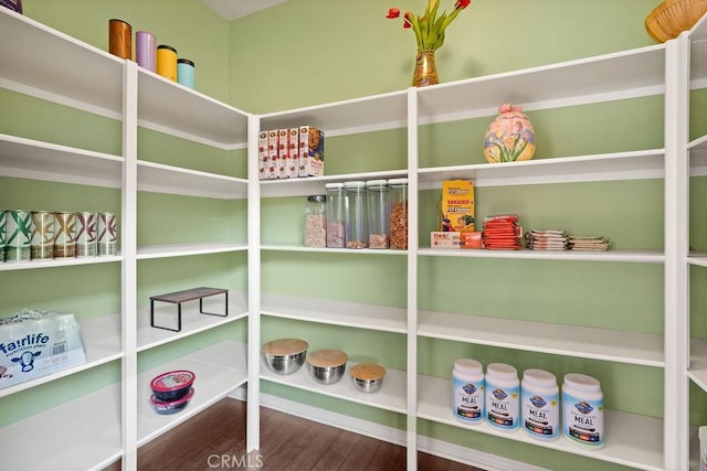 view of pantry