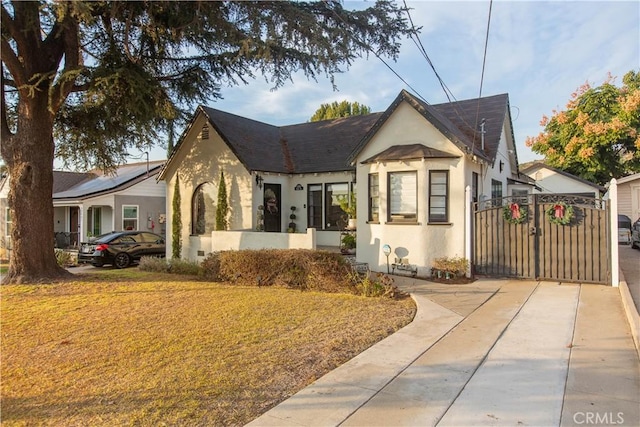 view of bungalow-style home