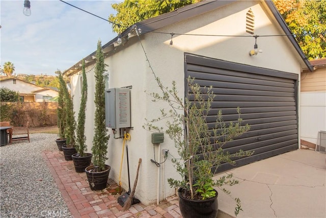 view of home's exterior featuring a patio area