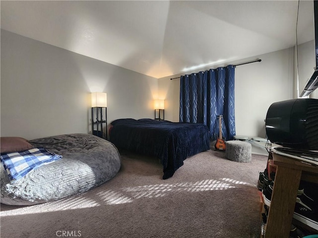 912 N Turner Ave Unit 58, Ontario, CA 91764 - bedroom with carpet floors and vaulted ceiling