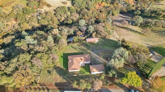 drone / aerial view featuring a rural view